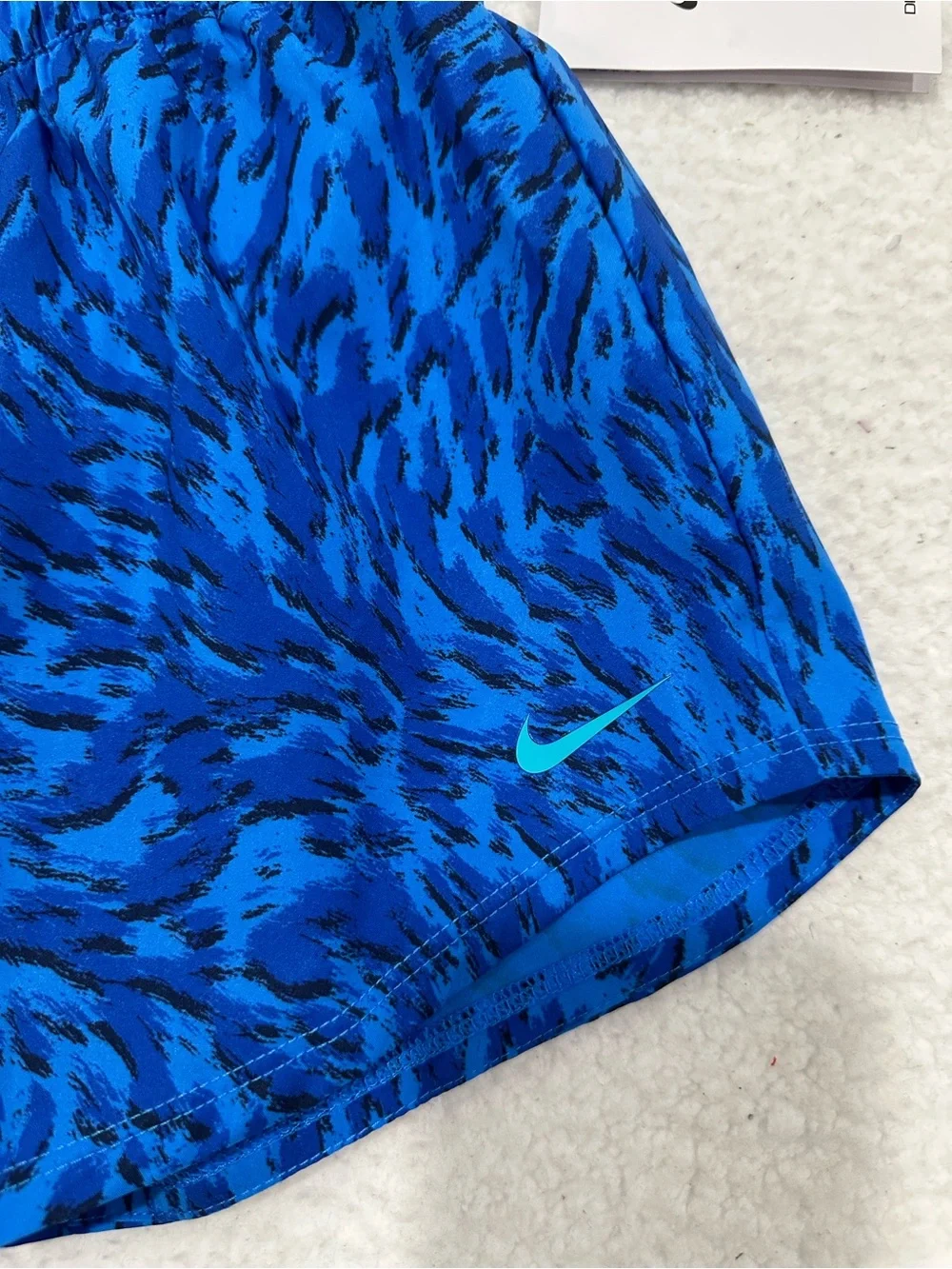 Nike Girl’s Blue Patterned Shorts